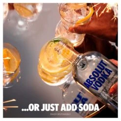 Absolut Blue Swedish Vodka 70cl -Best Liquor Shop absolut blue vodka lifestyle2
