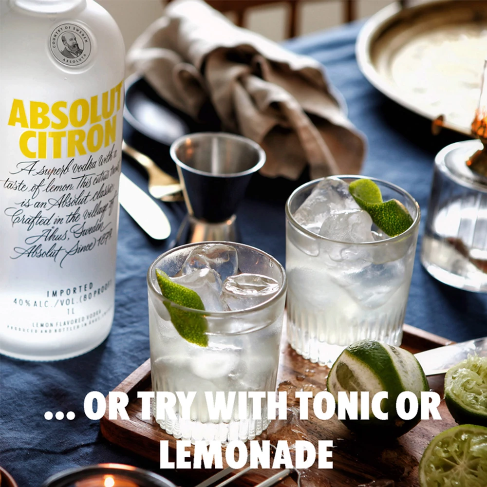 Absolut Citron Lemon Vodka 70cl 7 Absolut Citron Lemon Vodka 70cl - Image 7