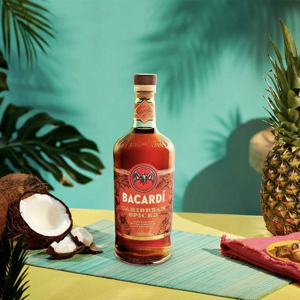 Bacardi Caribbean Spiced Rum 70cl 2 Bacardi Caribbean Spiced Rum 70cl - Image 2