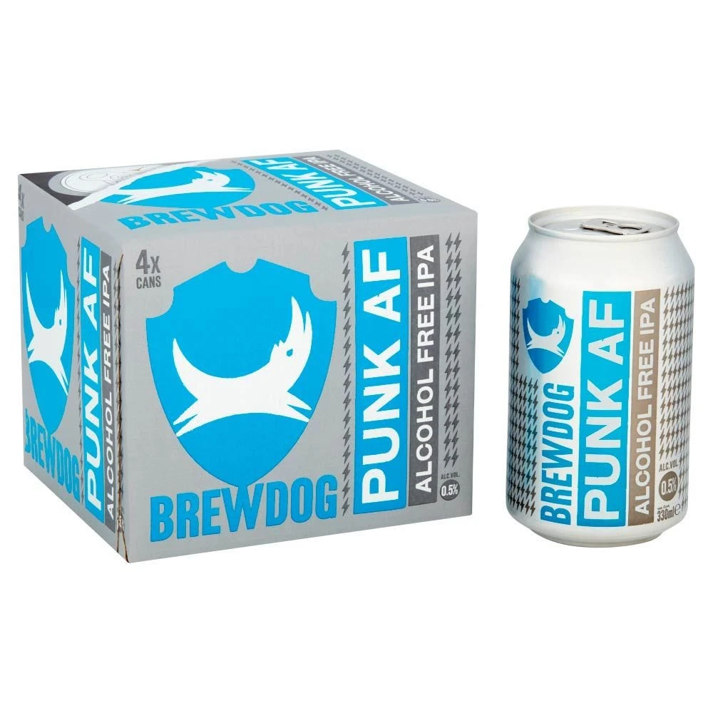 Brewdog Punk AF IPA India Pale Ale 24x 330ml Cans 1 Brewdog Punk AF IPA India Pale Ale 24x 330ml Cans