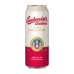 Budweiser Budvar Premium Lager 24x 500ml Cans