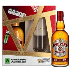 Chivas Regal 12 Year Blended Scotch Whisky 70cl Gift Pack