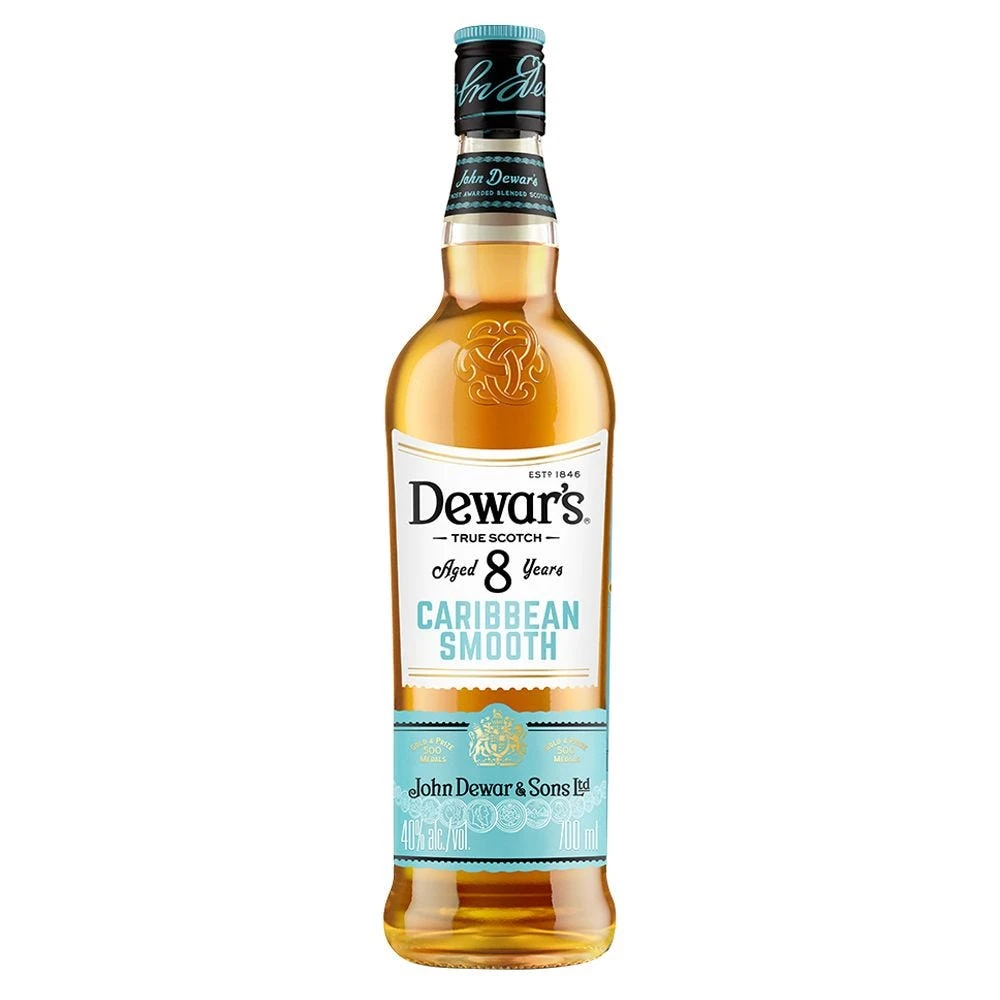 Dewars 8 Year Caribbean Smooth Whisky 70cl 2 Dewars 8 Year Caribbean Smooth Whisky 70cl - Image 2