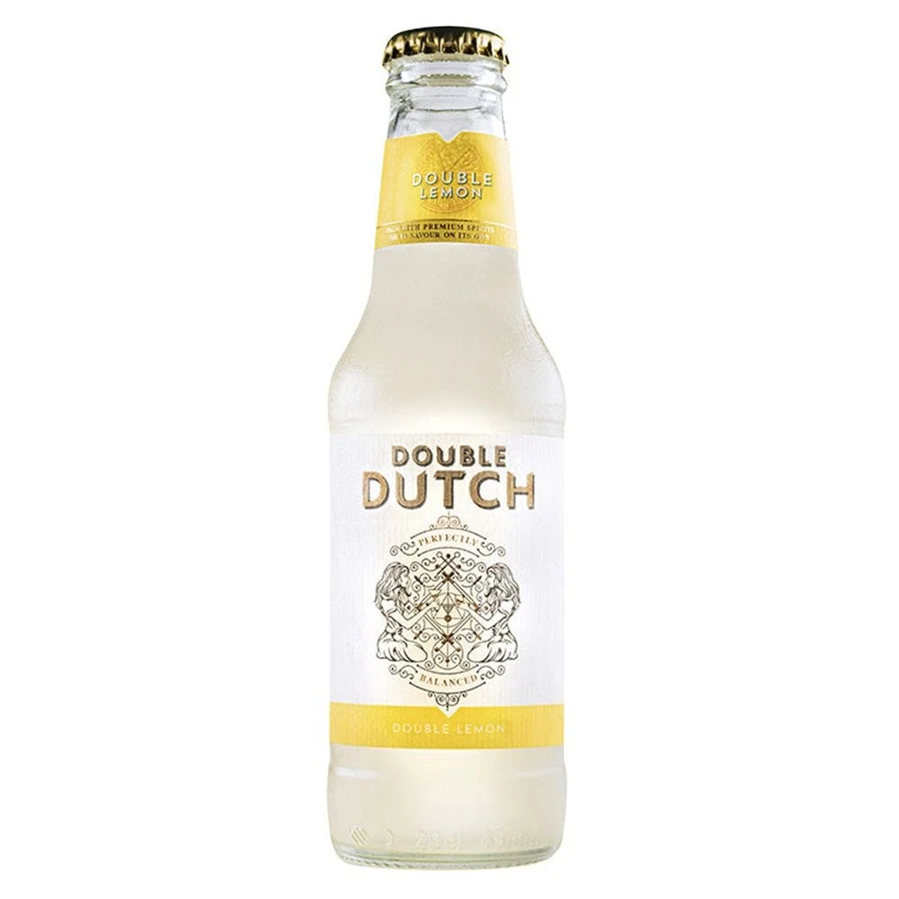 Double Dutch Double Lemon Tonic Water 24x 200ml 1 Double Dutch Double Lemon Tonic Water 24x 200ml