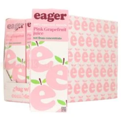 Eager Pink Grapefruit Juice 8x 1Ltr