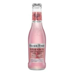 Fever Tree Refreshingly Light Sweet Rhubarb & Raspberry Tonic Water 24x 200ml
