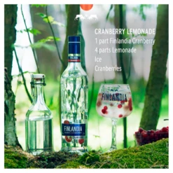 Finlandia Cranberry Vodka 70cl -Best Liquor Shop finlandia cranberry vodka lifestyle1