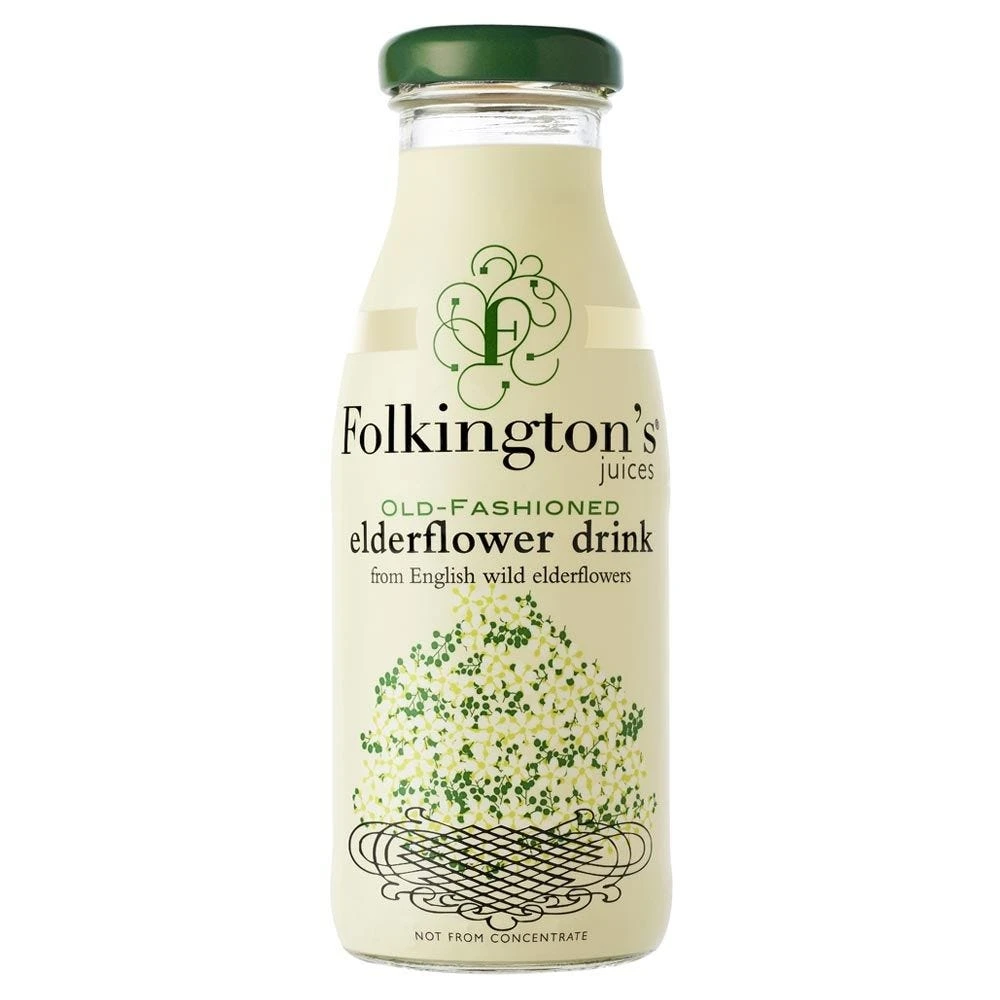 Folkington's Elderflower Drink 12x 250ml 1 Folkington's Elderflower Drink 12x 250ml