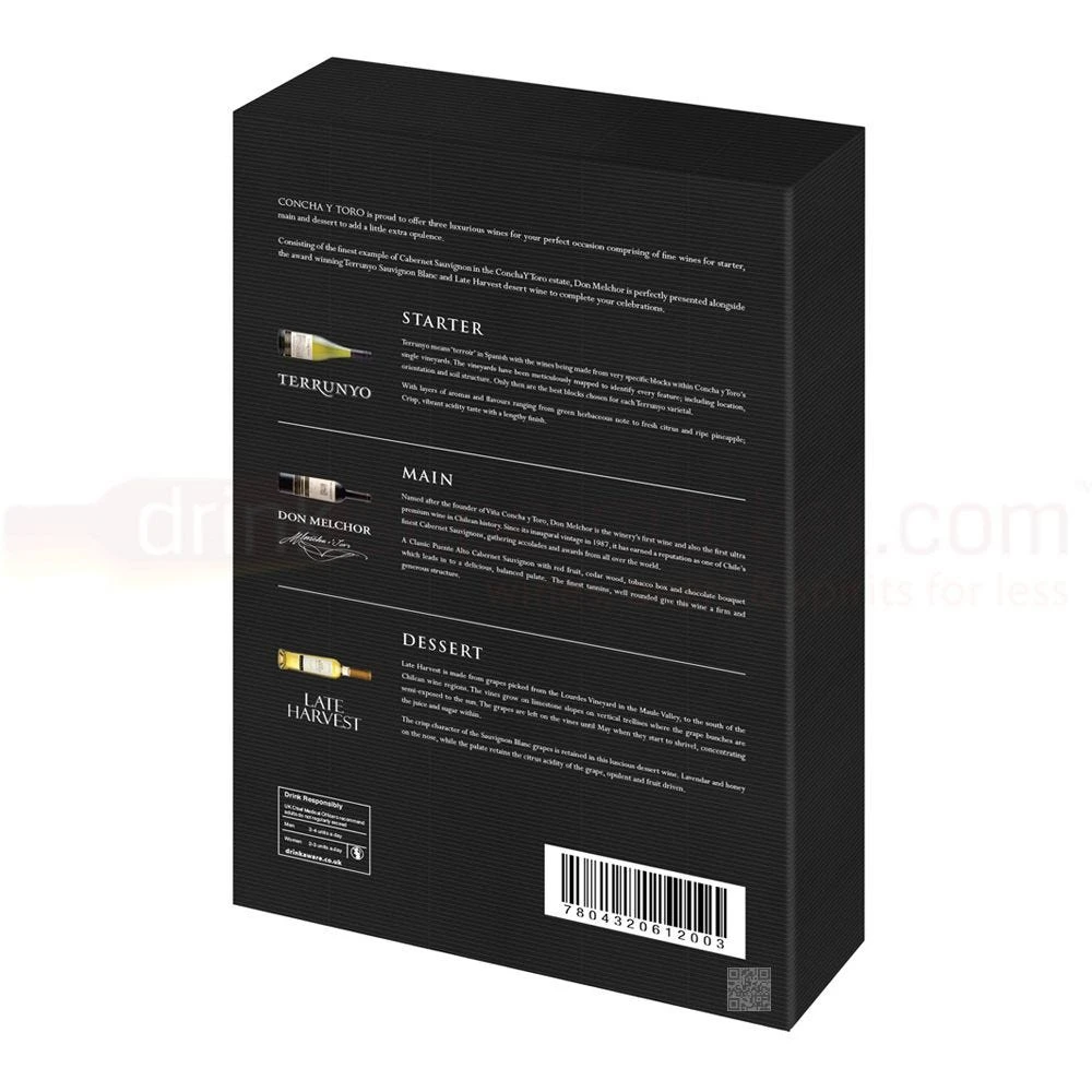 Concha Y Toro Luxury Wines Perfect Occasion Set 2x75cl & 1x3.75cl 3 Concha Y Toro Luxury Wines Perfect Occasion Set 2x75cl & 1x3.75cl - Image 3