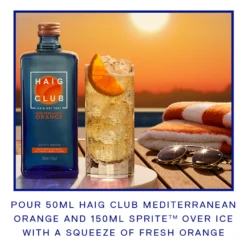 Haig Club Mediterranean Orange Spirit Drink 70cl 9 Haig Club Mediterranean Orange Spirit Drink 70cl -Best Liquor Shop haig club mediterranean orange spirit drink lifesyle