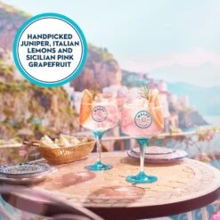 Malfy Gin Pink Grapefruit Flavoured Rosa 70cl -Best Liquor Shop malfy rosa pink grapefruit flavoured gin lifestyle2