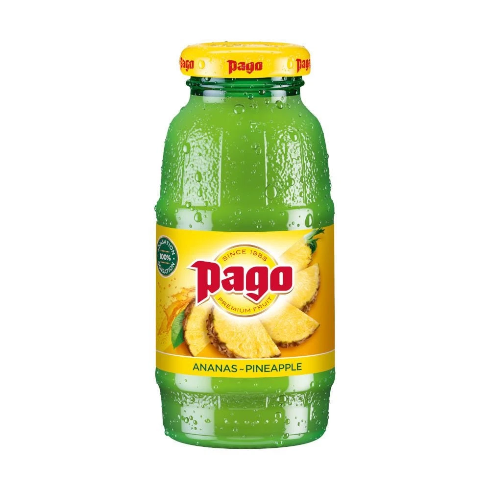 Pago Pineapple Juice 12x 200ml 1 Pago Pineapple Juice 12x 200ml