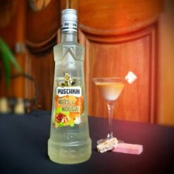 Puschkin Nuts & Nougat Liqueur 70cl -Best Liquor Shop puschkin nuts nougat liqueur lifestyle1