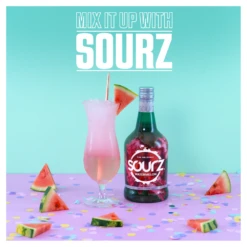 Sourz Watermelon Liqueur 70cl -Best Liquor Shop sourz watermelon liqueur lifestyle2