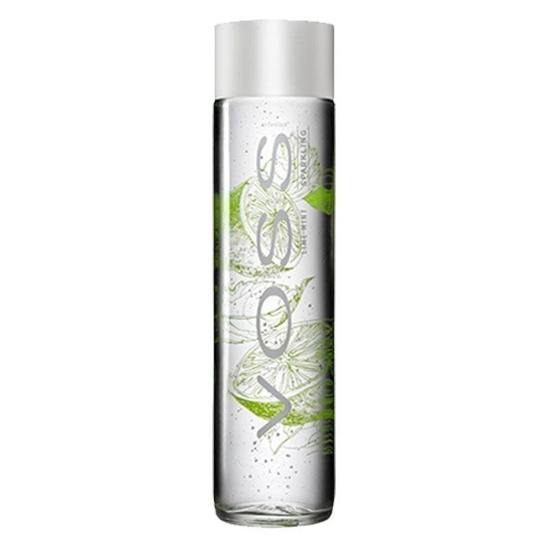 Voss Lime & Mint Sparkling Water 12x 375ml 1 Voss Lime & Mint Sparkling Water 12x 375ml